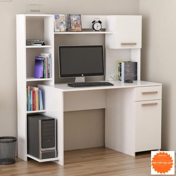 Bàn làm việc kết hợp kệ sách MS00010