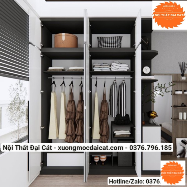Tủ áo quần hiện đại MS22227