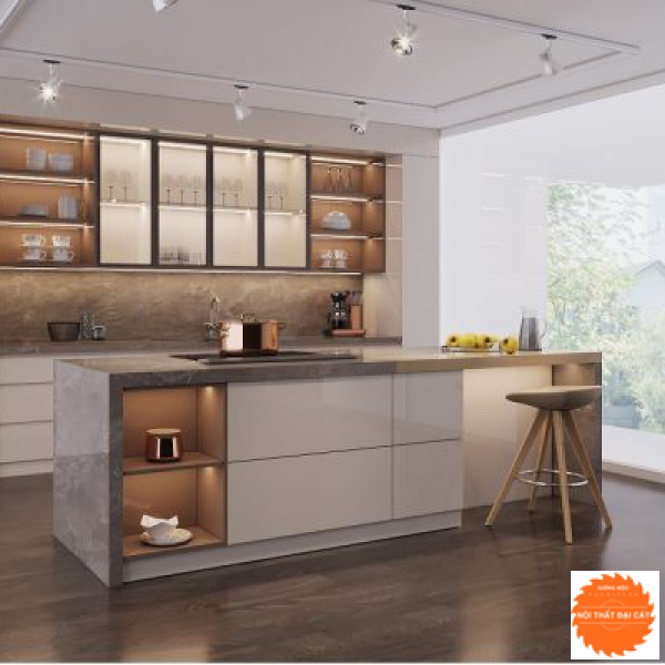 Bàn đảo bếp thiết kế đẹp ĐB034
