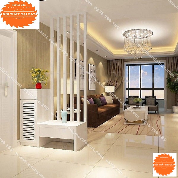 Vách ngăn phòng khách nhỏ gọn VN057