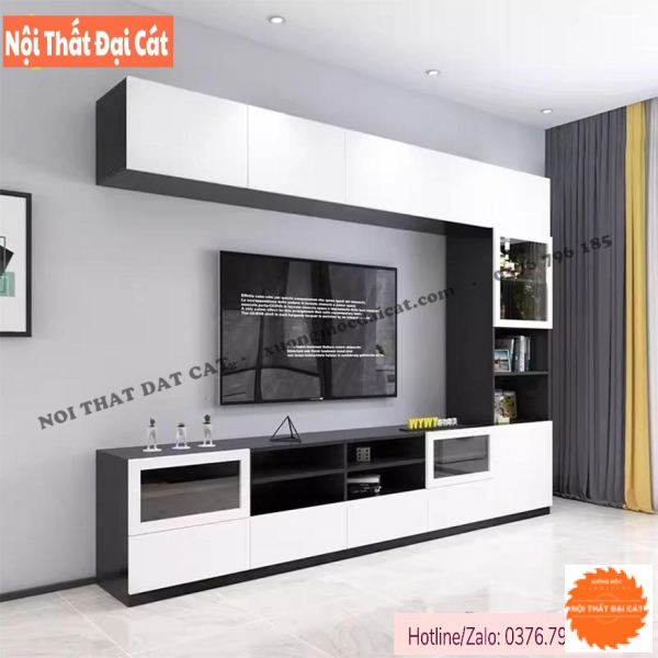 Kệ tivi kết hợp trang trí KKH108