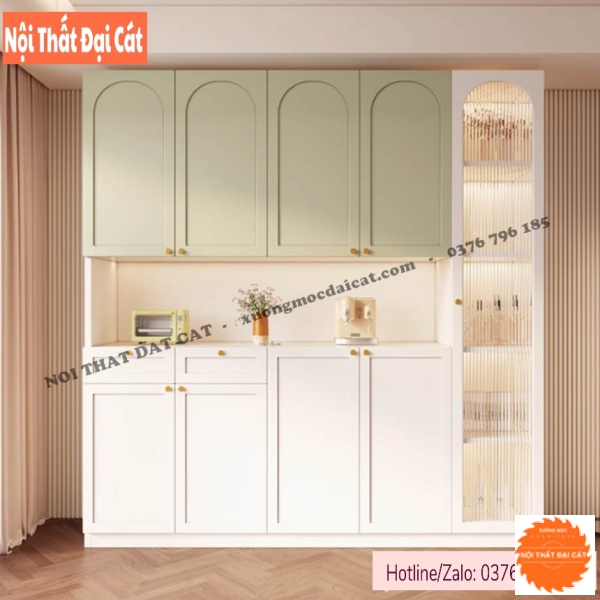 Tủ nhà bếp bằng gỗ MDF cao cấp TBN108