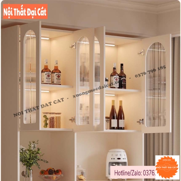 Tủ bếp đựng chén đĩa sang trọng TBN126
