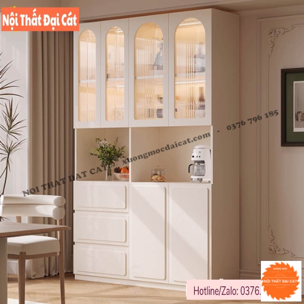 Tủ bếp đựng chén đĩa sang trọng TBN126