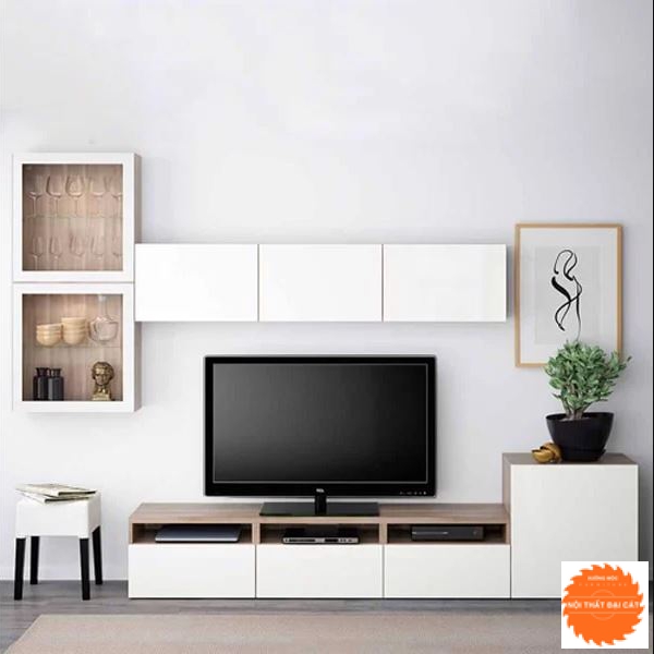 Kệ tivi gỗ công nghiệp phong cách hiện đại KTV033