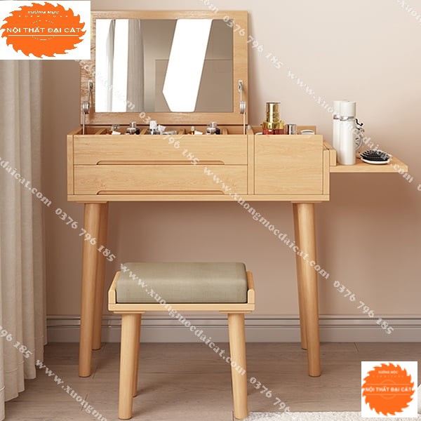 Bàn trang điểm gỗ thiết kế hiện đại BTĐ071