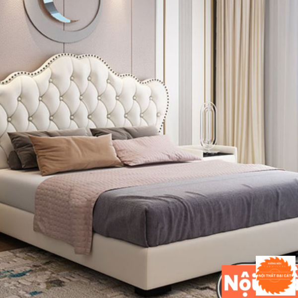 Giường bọc nệm cao cấp GBN004