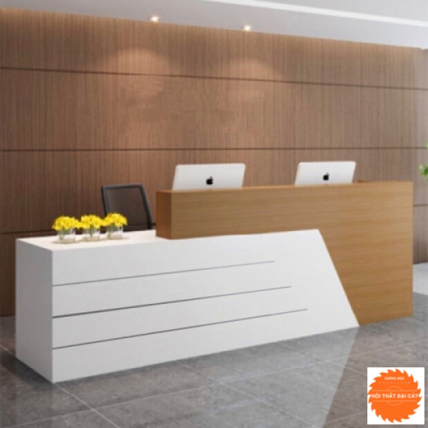 Quầy lễ tân hiện đại QLT003