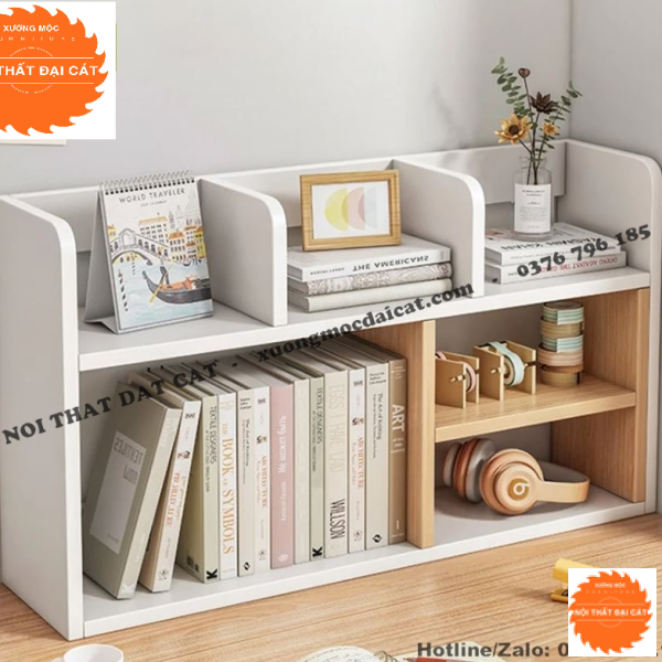 Kệ sách để bàn học tại nhà KS138