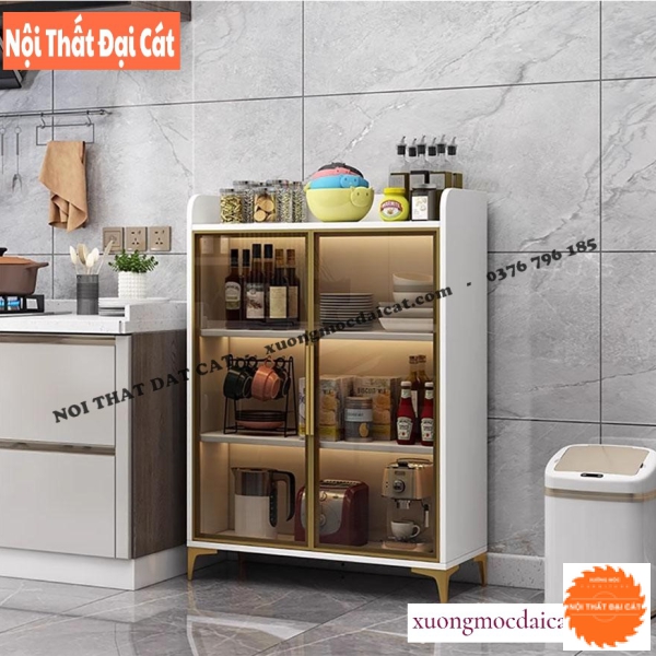 Tủ đựng chén đĩa nhà bếp đẹp TBN077