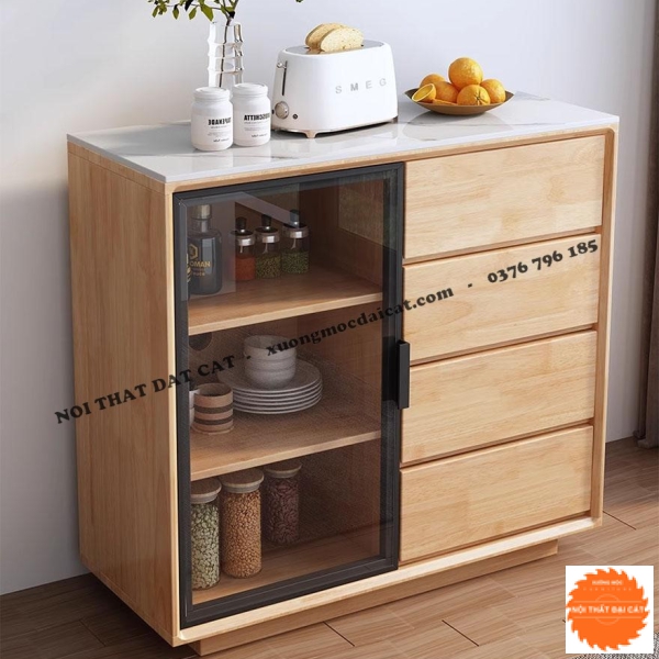 Tủ đựng đồ nhà bếp bằng gỗ TBN079