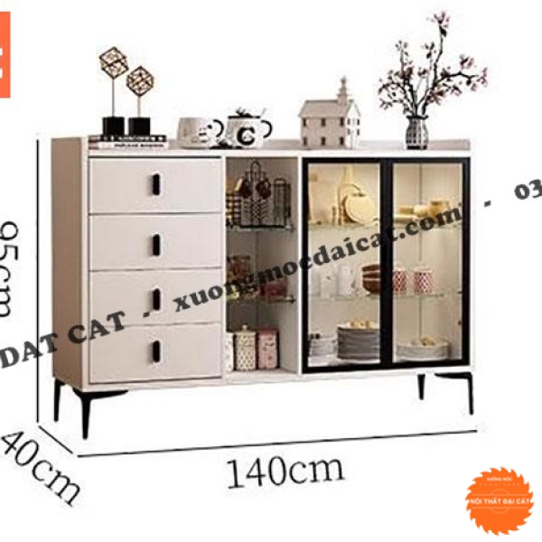 Tủ nhà bếp thiết kế hiện đại TBN080