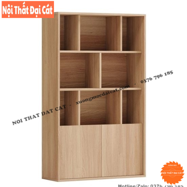 Tủ sách bằng gỗ thiết kế chắc chắn KS193