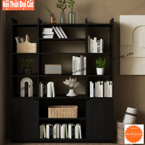 Kệ để sách thiết kế lớn nhiều ngăn KS204