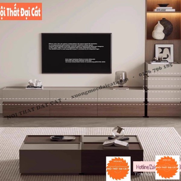 Kệ tivi gỗ thiết kế độc đáo KTV429