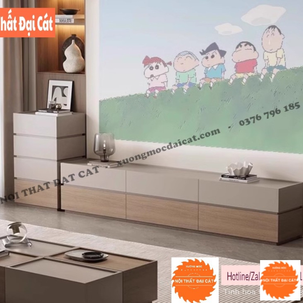 Kệ tivi gỗ thiết kế độc đáo KTV429