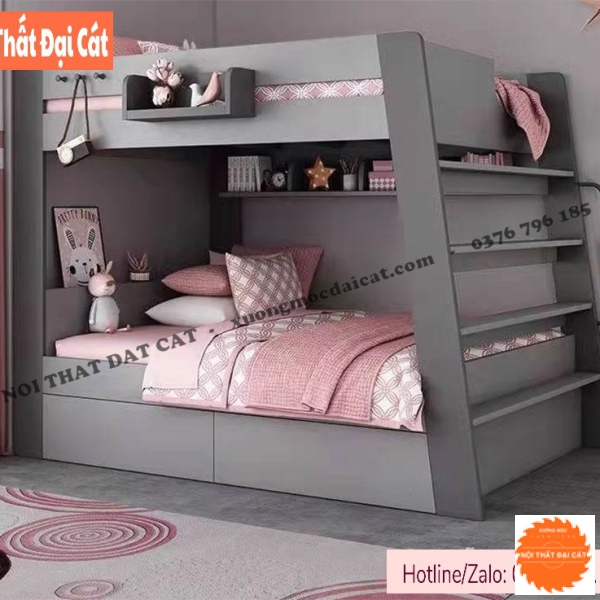 Giường tầng thiết kế đẹp GT122