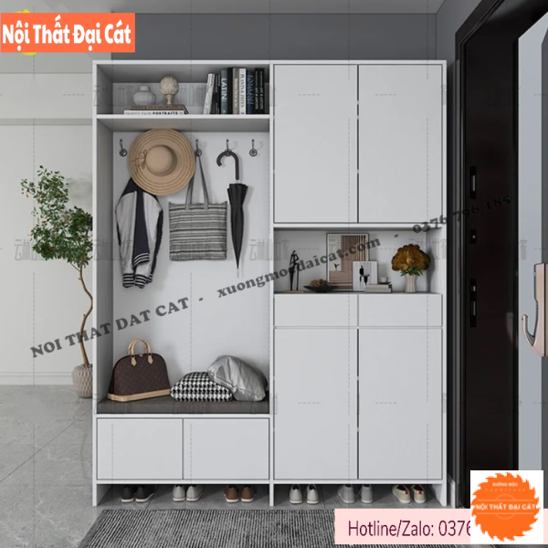 Tủ đựng giày dép gỗ thiết kế đa năng TG237