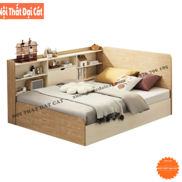 Giường ngủ cao cấp bằng gỗ G139