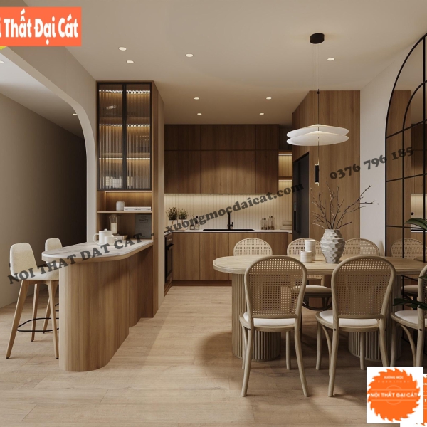 Quầy bar phòng bếp hiện đại ĐB044