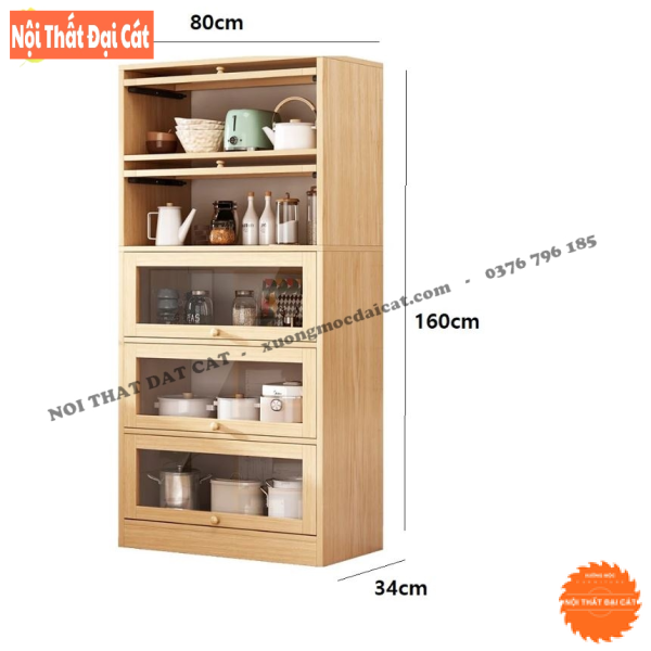 Tủ đựng đồ nhà bếp nhiều tầng TBN102