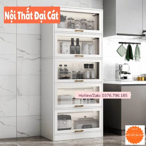 Tủ bếp dáng đứng nhiều tầng TBN103