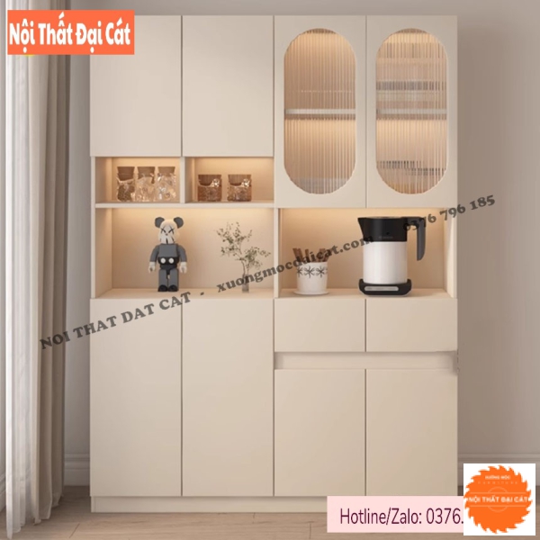 Tủ để chén bằng gỗ tiện lợi, đa năng TBN114