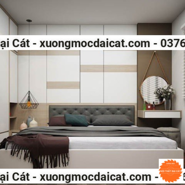 Vách ốp đầu giường tinh tế VOĐG010
