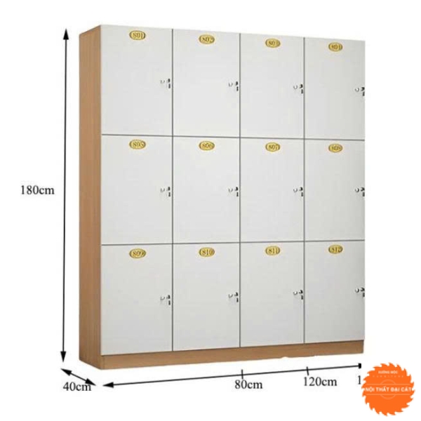 Tủ locker văn phòng nhiều hộc TL007