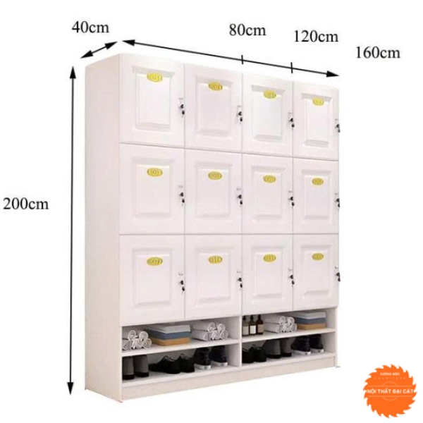 Tủ locker văn phòng nhiều hộc TL008