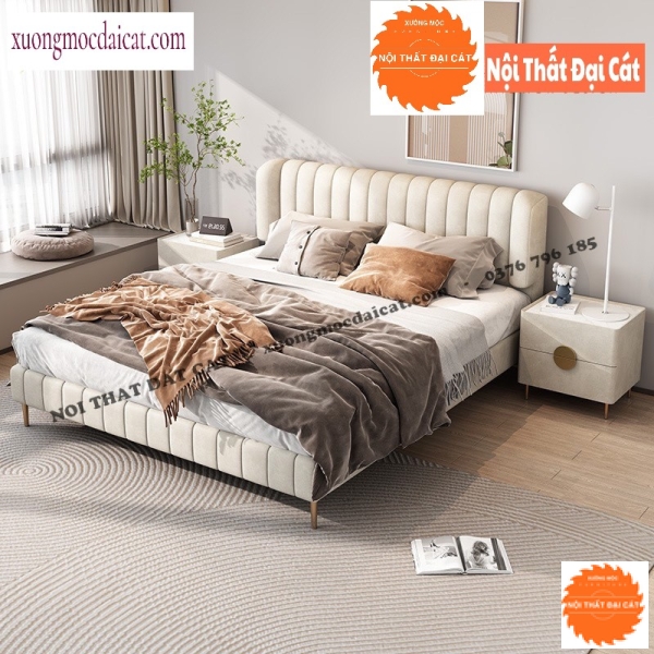 Giường bọc nệm cao cấp GBN014