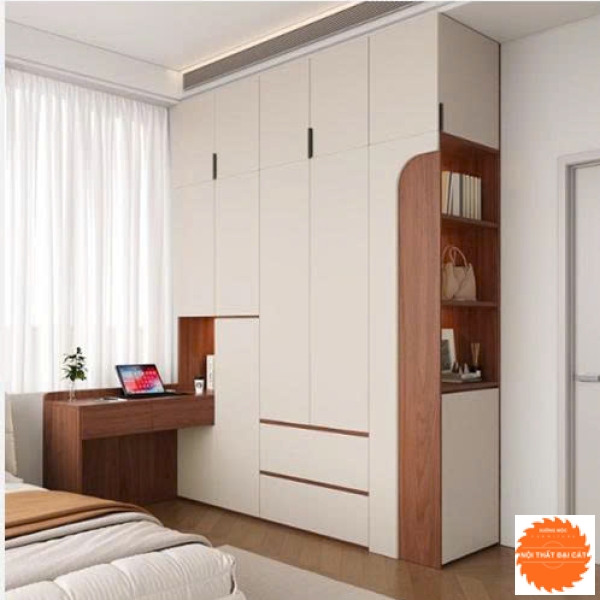 Tủ áo quần gỗ thiết kế đẹp TA488