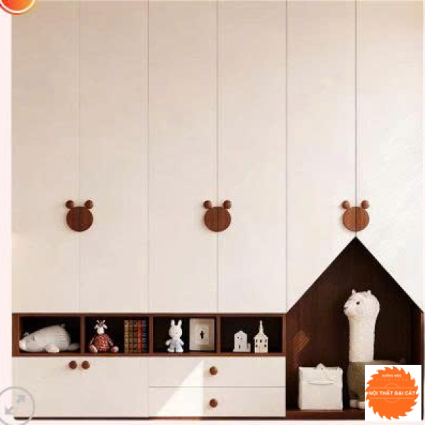 Tủ áo quần trẻ em bằng gỗ công nghiệp TTE069