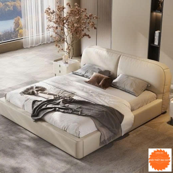 Giường bọc nệm cao cấp GBN025