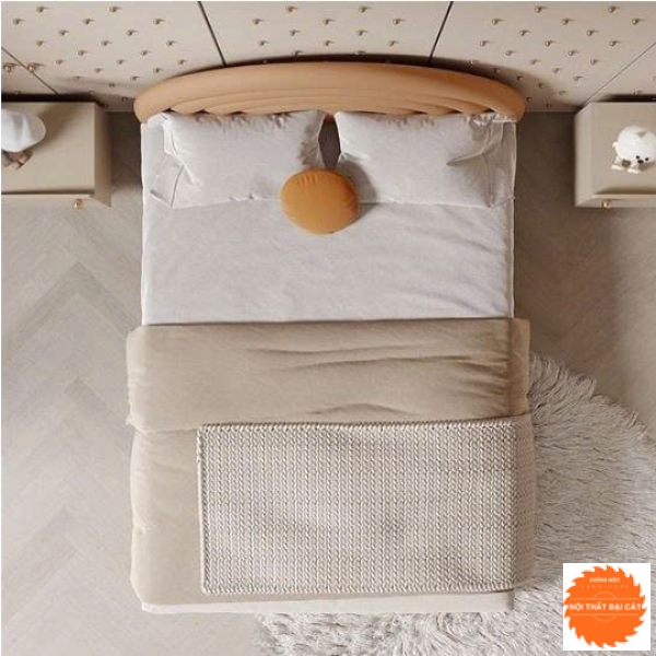 Giường bọc nệm cao cấp GBN028