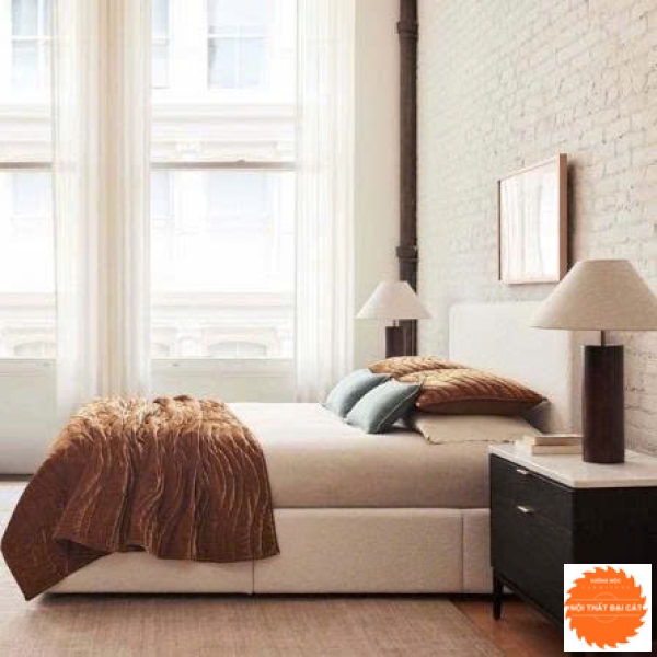 Giường bọc nệm cao cấp GBN031