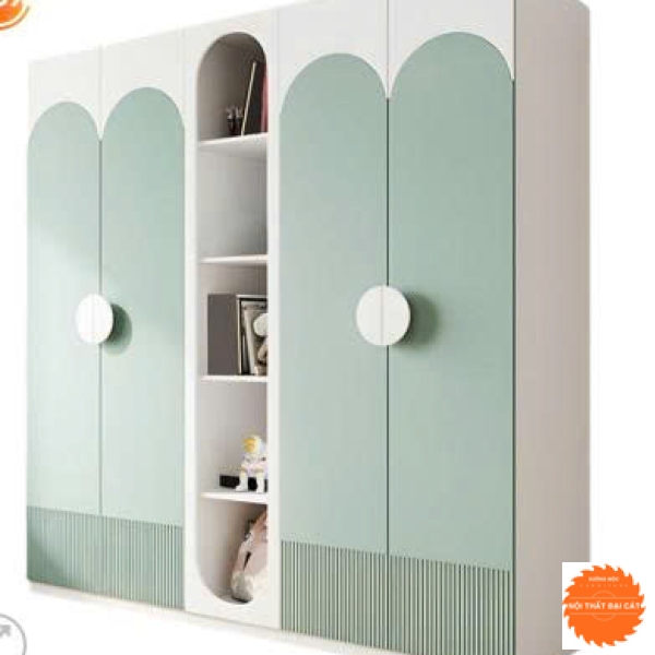 Tủ áo quần trẻ em bằng gỗ công nghiệp TTE070