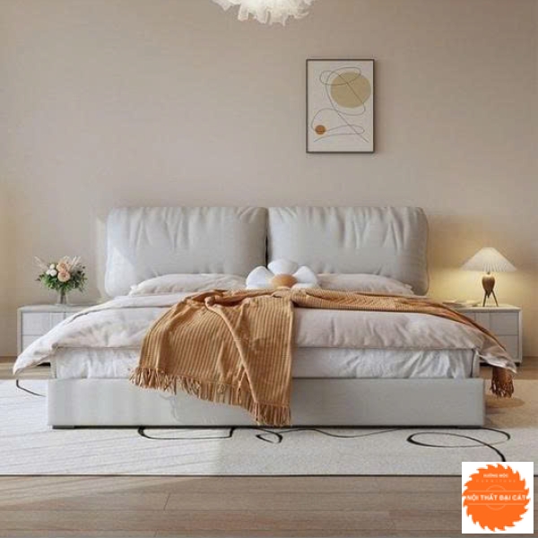 Giường bọc nệm cao cấp GBN019