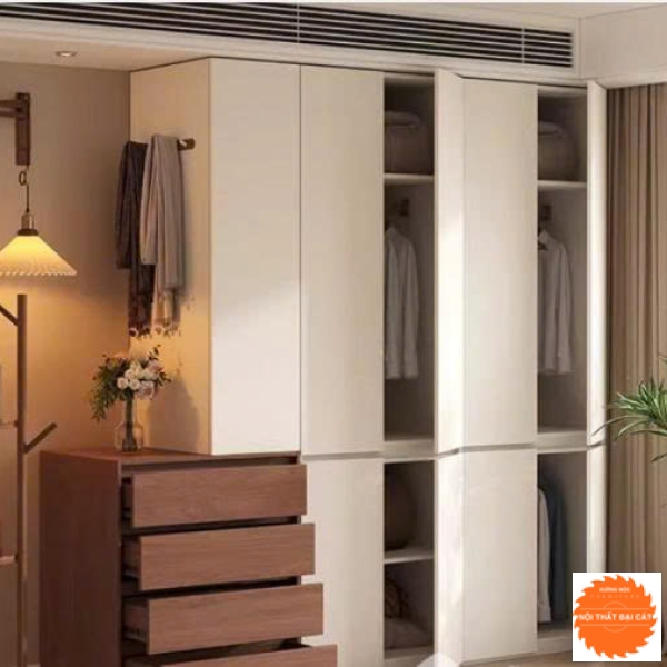 Tủ áo quần gỗ thiết kế đẹp TA491