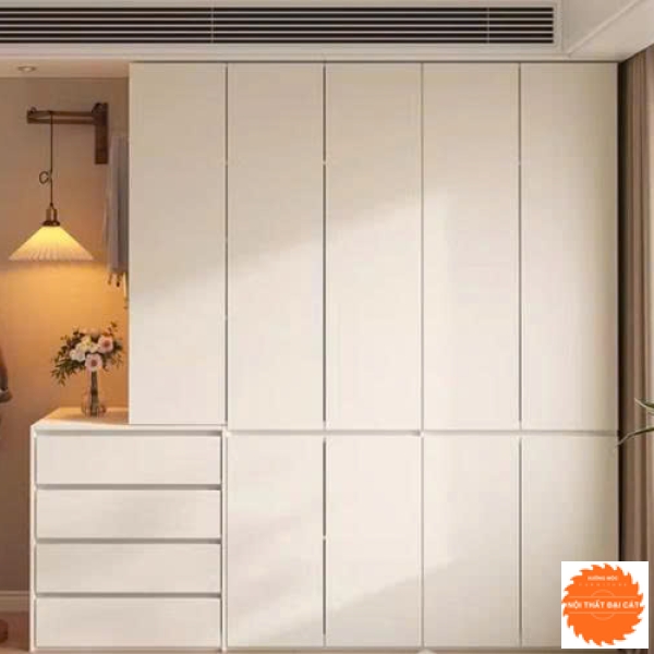 Tủ áo quần gỗ thiết kế đẹp TA491