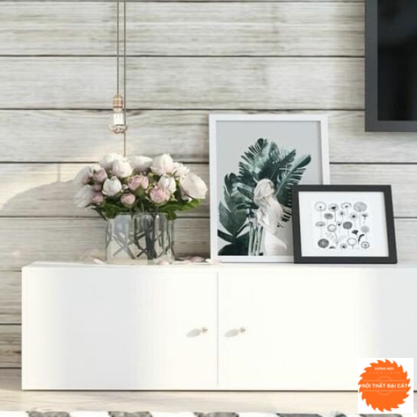 Kệ tivi tone trắng 1m2 KTV111