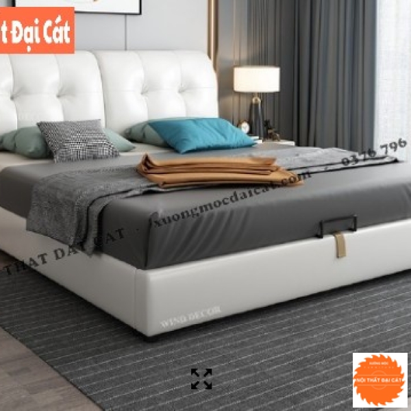 Giường bọc nệm cao cấp GBN038
