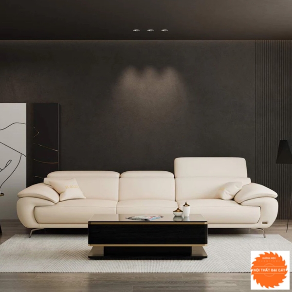 Băng ghế sofa trắng hiện đại