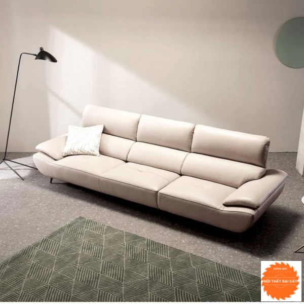 Băng ghế sofa da trắng