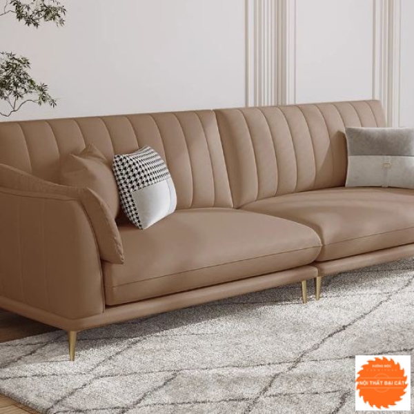 Băng ghế sofa da hiện đại 