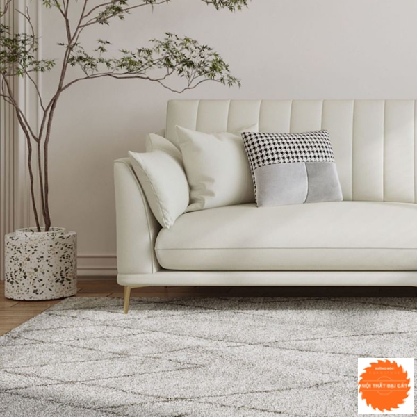 Băng ghế sofa da hiện đại 