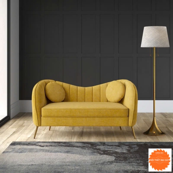 Ghế sofa đơn chân sắt nhiều màu sắc