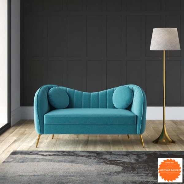 Ghế sofa đơn chân sắt nhiều màu sắc