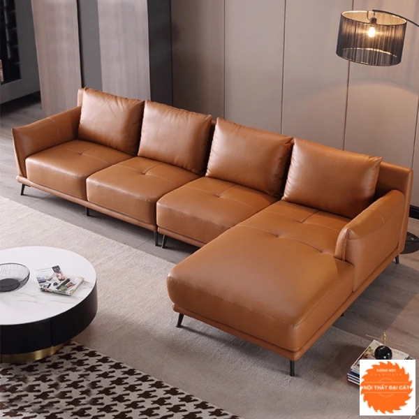 Ghế sofa chữ L chân sắt